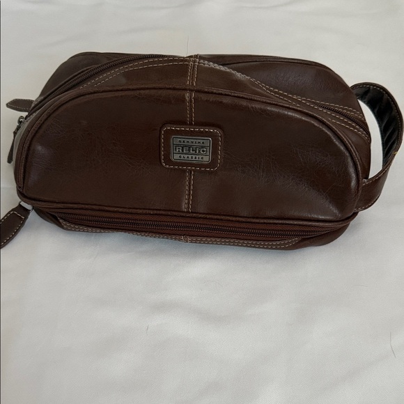 Relic Other - Relic Dark Brown Toiletry Bag for Men